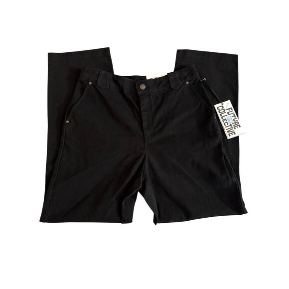 Future Collective Women’s 100% Cotton pants Lot of 2 Size 8 MSRP $76 - Picture 6 of 11